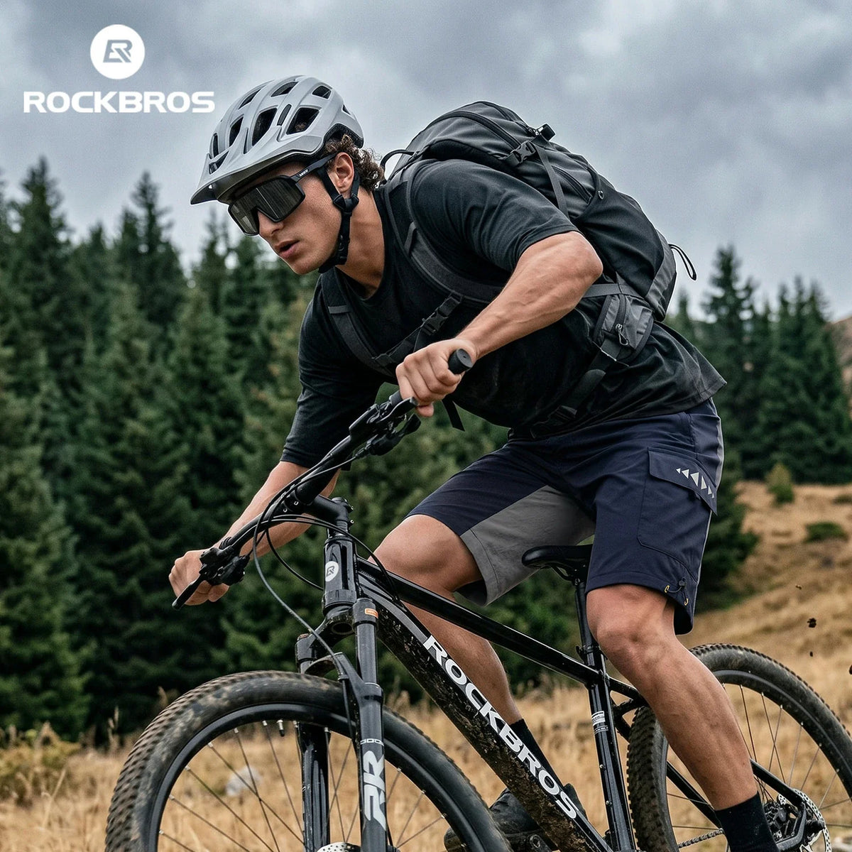 ROCKBROS Fahrradhose Herren mit Integriertem Polster
