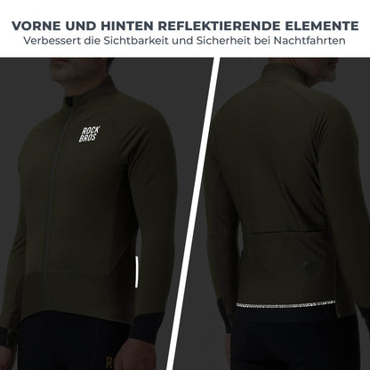 ROCKBROS Fahrradjacke mit Reflexelementen Atmungsaktiv & Praktisch Herren