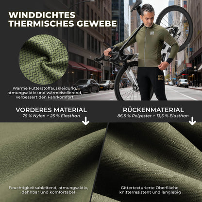 ROCKBROS Fahrradjacke mit Reflexelementen Atmungsaktiv & Praktisch Herren