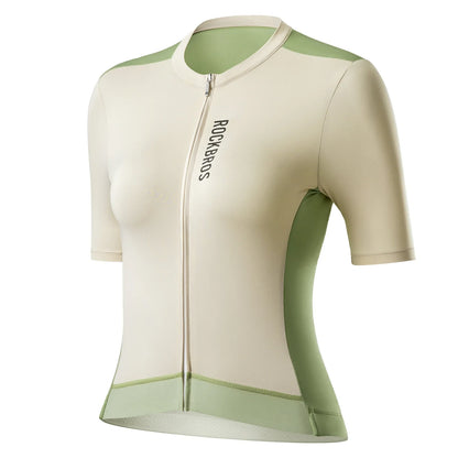 ROCKBROS Fahrradtrikot Damen Sommer Kurzarm Atmungsaktiv Radtrikot