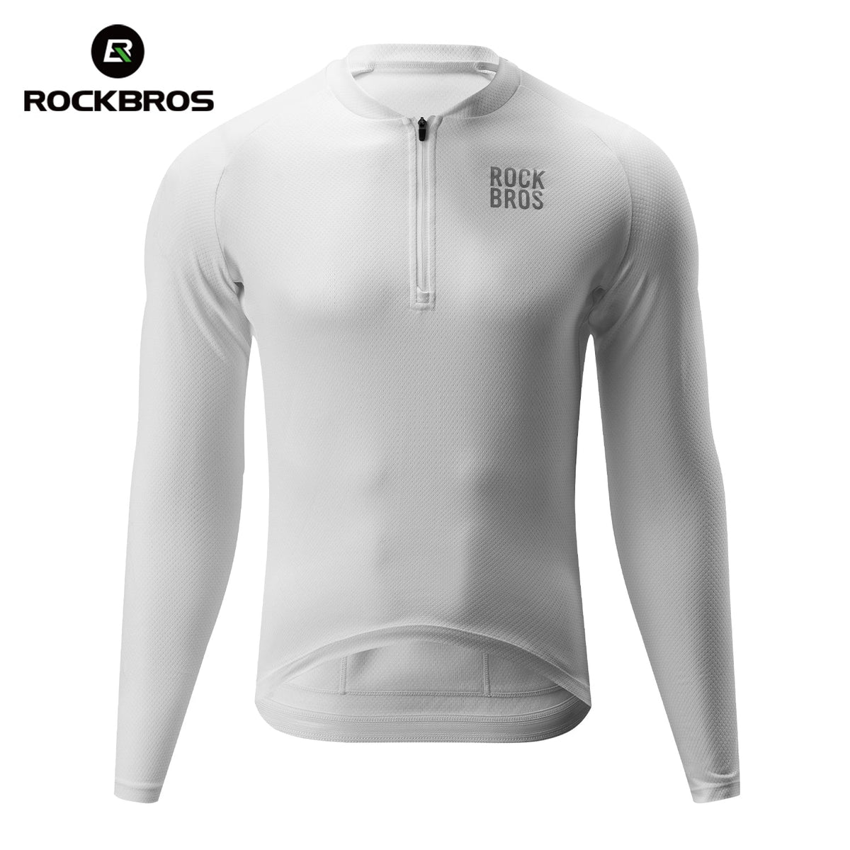 ROCKBROS Fahrradtrikot Langarm mit kurzem Frontreißverschluss - Modell YDCX011