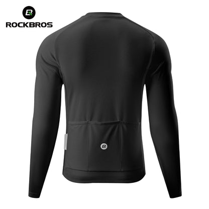 ROCKBROS Fahrradtrikot Langarm mit kurzem Frontreißverschluss - Modell YDCX011
