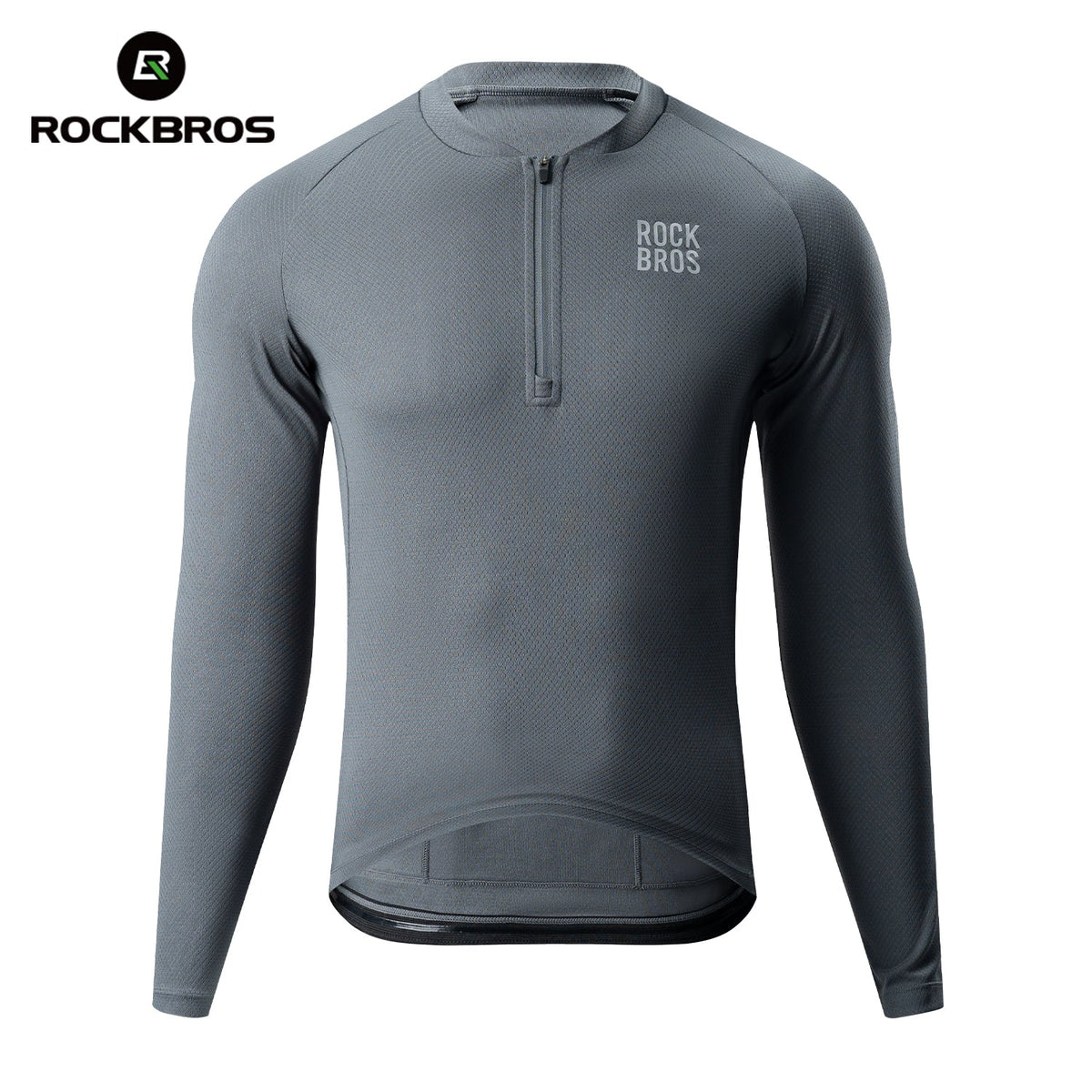 ROCKBROS Fahrradtrikot Langarm mit kurzem Frontreißverschluss - Modell YDCX011