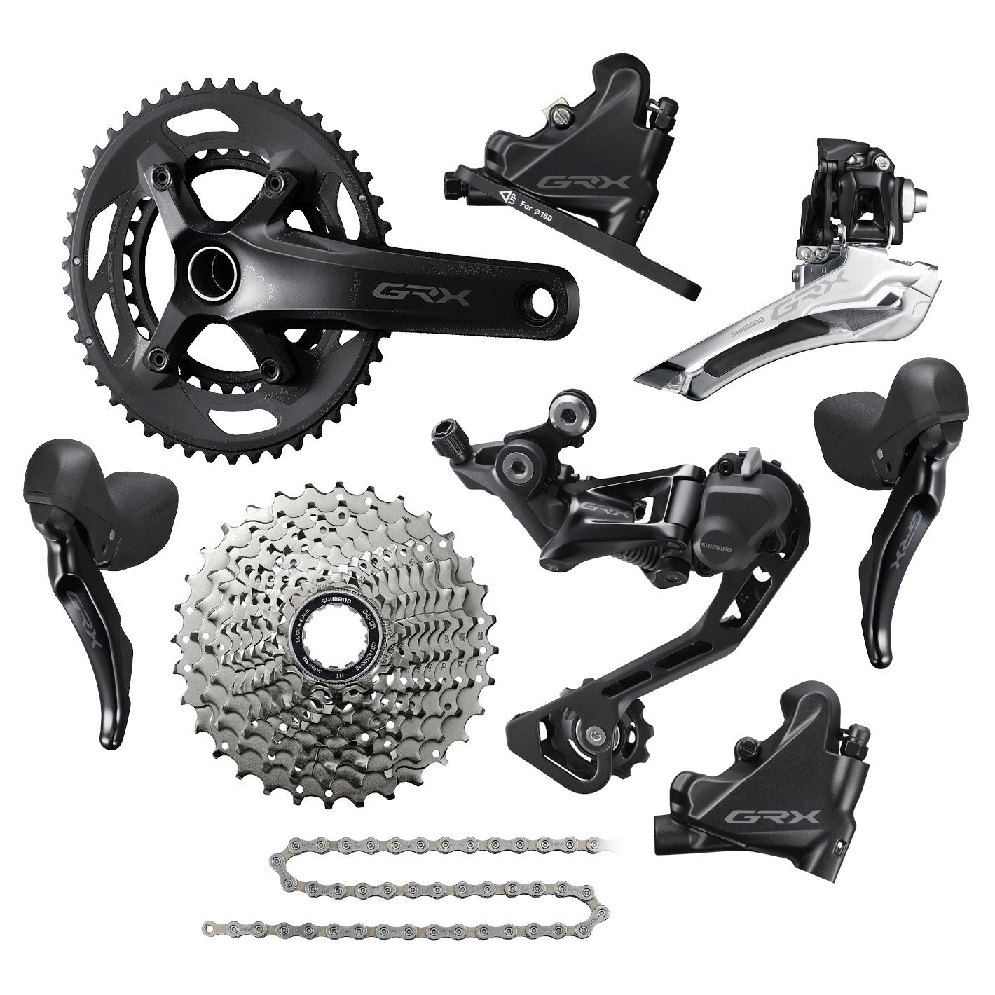 Shimano GRX RX400 Gruppe 2x10-fach Schaltgruppe Set