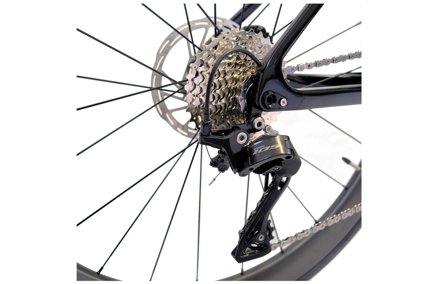 RINOS Carbon Rennrad 700C Shimano 105 R7120 24 Gänge Odin 4.1 mit Carbon Laufrädern
