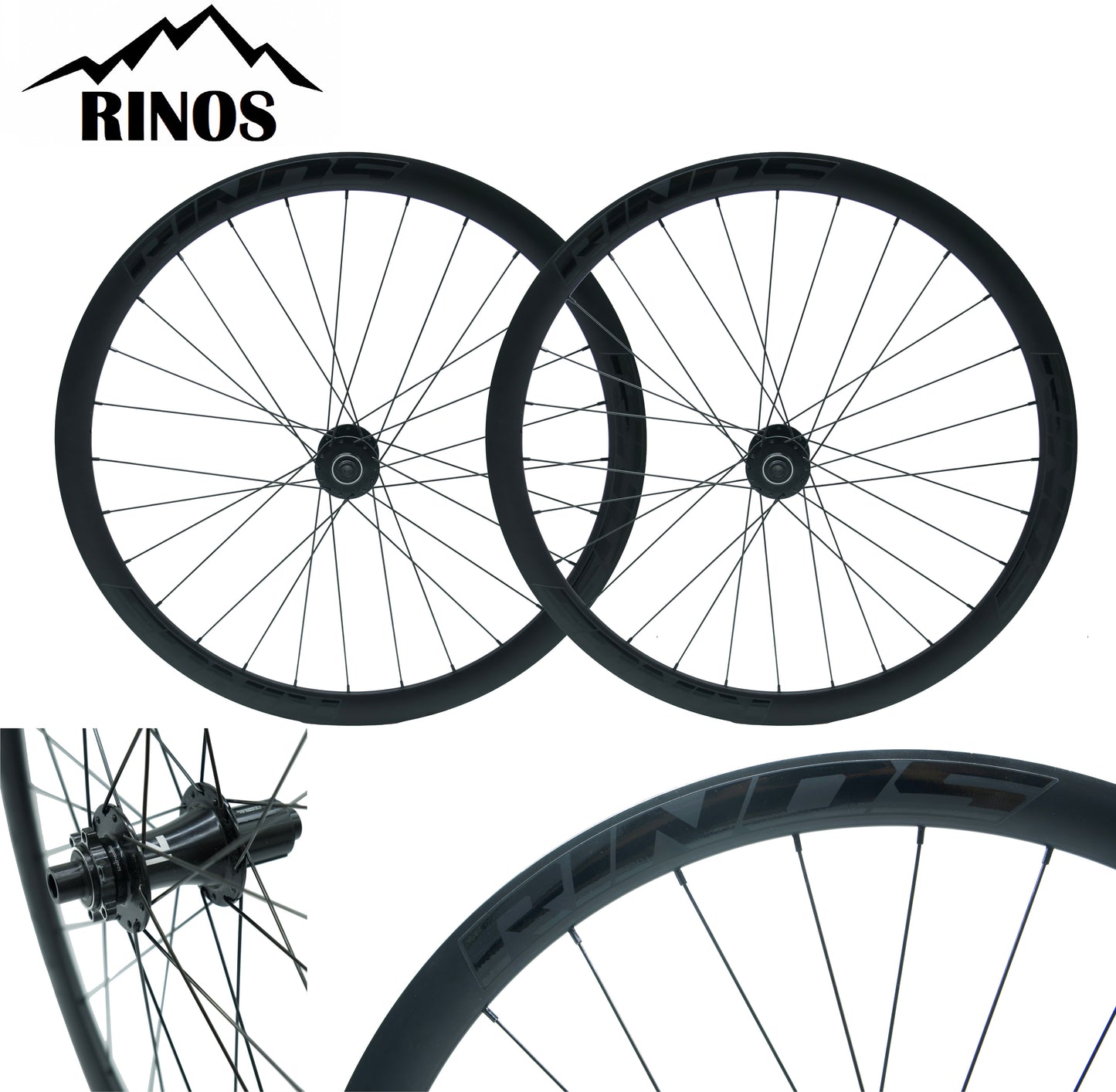 RINOS Rennrad/Gravel Laufräder 28 Zoll