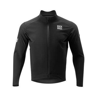 ROCKBROS Herren Fahrradjacke mit 3-Schicht-Technologie - Winddicht, Atmungsaktiv, Reflektierend