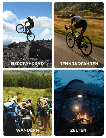ROCKBROS Herren Fahrradjacke mit 3-Schicht-Technologie - Winddicht, Atmungsaktiv, Reflektierend