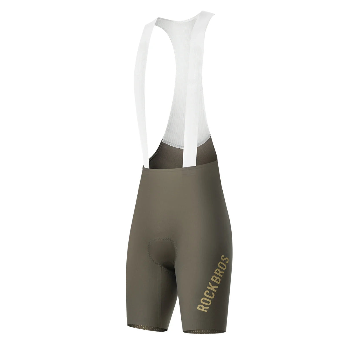 ROCKBROS Herren Radlerhose mit Träger Gepolstert, Fahrradhose Kurz, Atmungsaktive schnelltrocknende