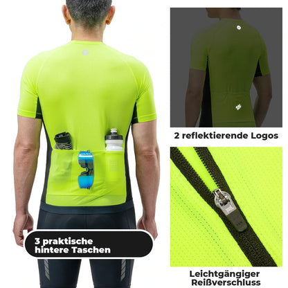 ROCKBROS Herren Radtrikot Fahrradtrikot Kurzarm, Atmungsaktiv Fahrrad Trikot
