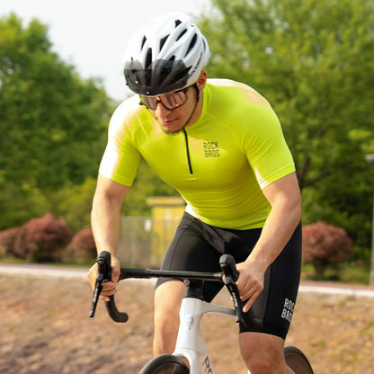 ROCKBROS Herren Radtrikot Fahrradtrikot Kurzarm, Atmungsaktiv Fahrrad Trikot