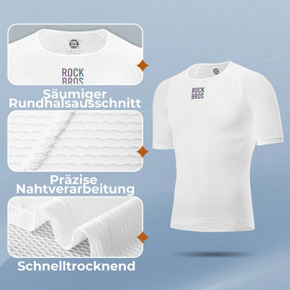 ROCKBROS Atmungsaktivität Kurzarm Unterhemd Herren