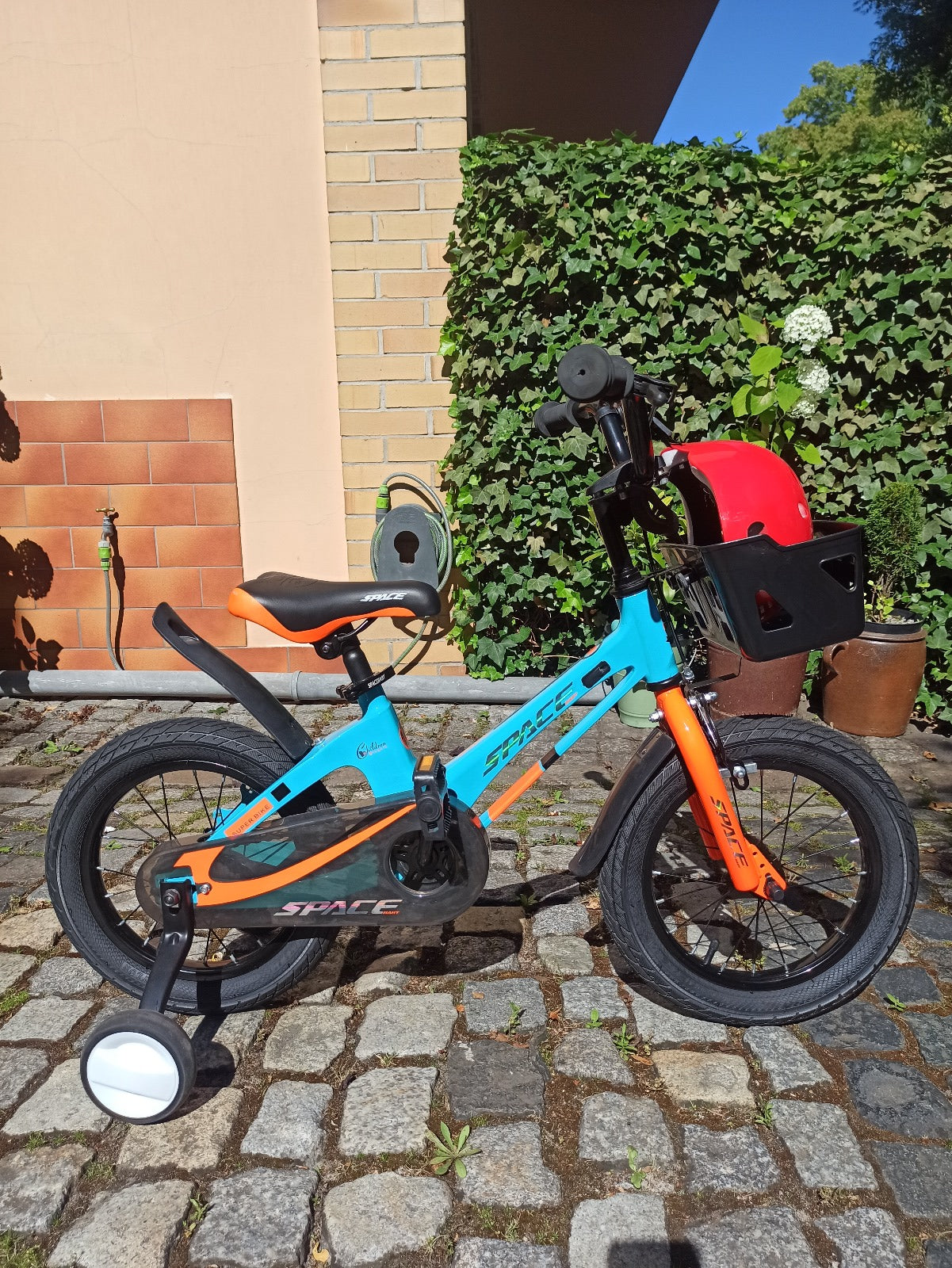 SKYS Kinderfahrrad von 3 bis 9 Jahren 14/16/18 Zoll Blau Orange
