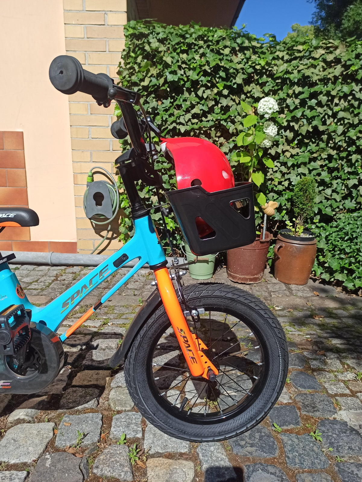 SKYS Kinderfahrrad von 3 bis 9 Jahren 14/16/18 Zoll Blau Orange