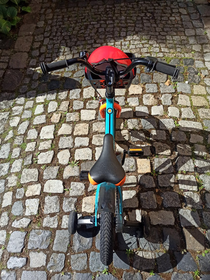 SKYS Kinderfahrrad von 3 bis 9 Jahren 14/16/18 Zoll Blau Orange