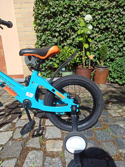 SKYS Kinderfahrrad von 3 bis 9 Jahren 14/16/18 Zoll Blau Orange