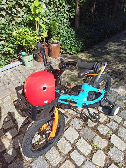 SKYS Kinderfahrrad von 3 bis 9 Jahren 14/16/18 Zoll Blau Orange
