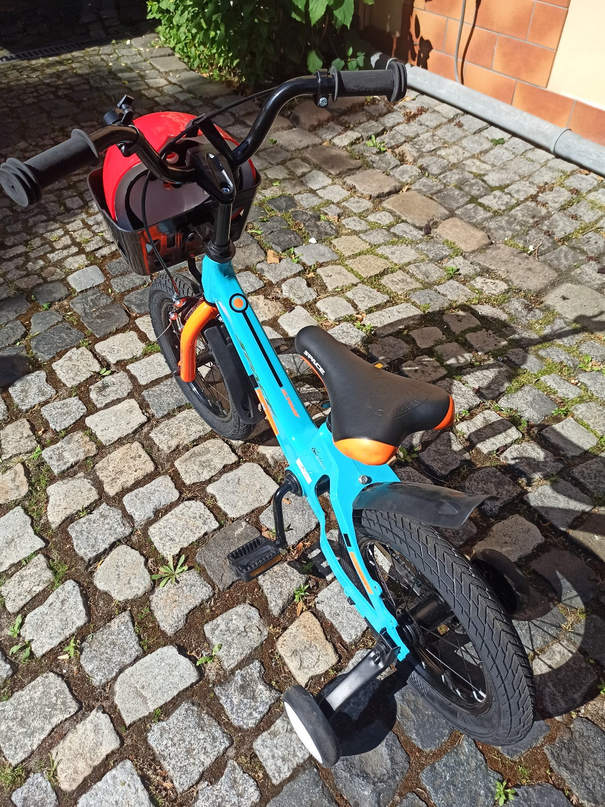 SKYS Kinderfahrrad von 3 bis 9 Jahren 14/16/18 Zoll Blau Orange