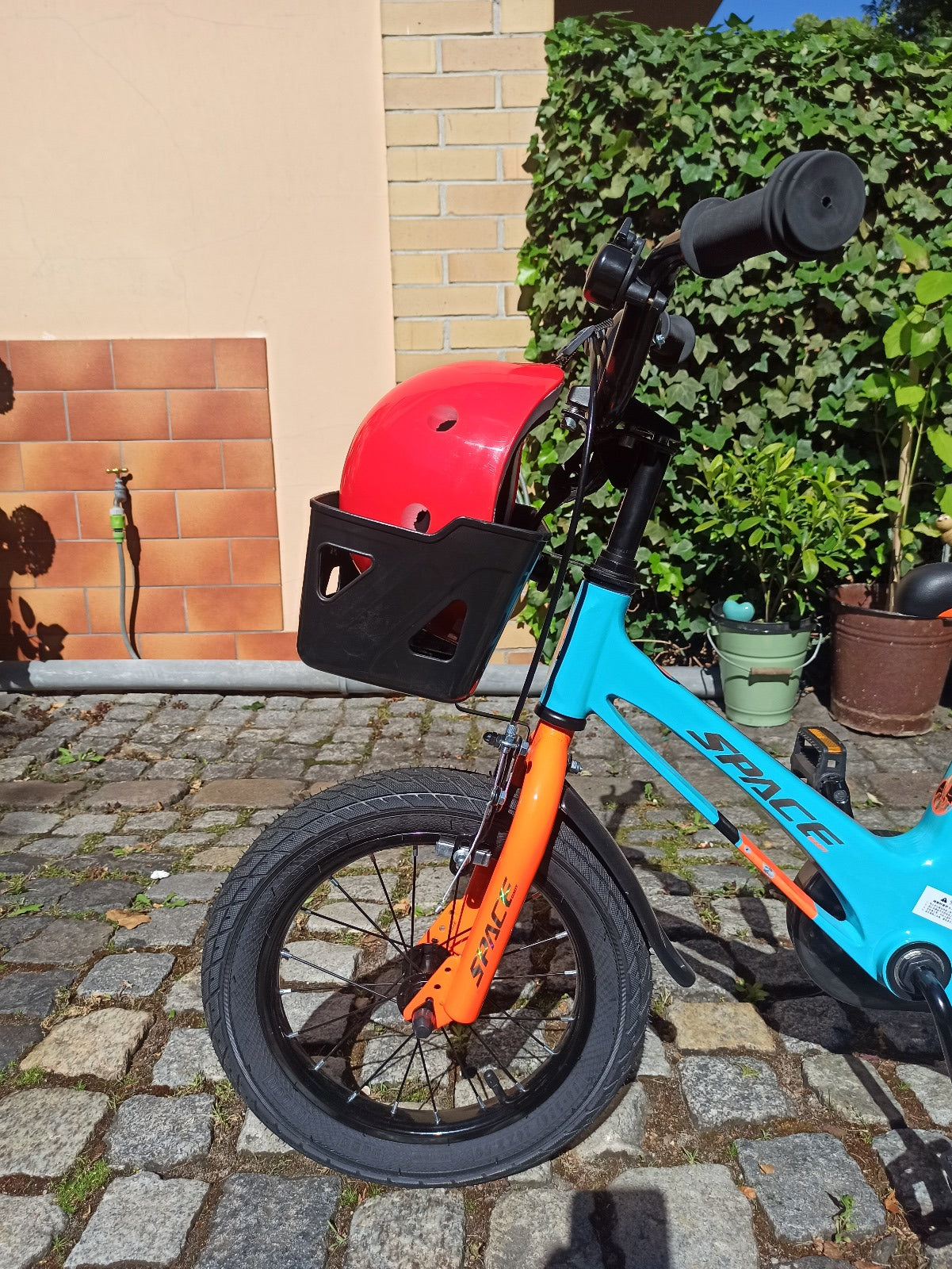SKYS Kinderfahrrad von 3 bis 9 Jahren 14/16/18 Zoll Blau Orange