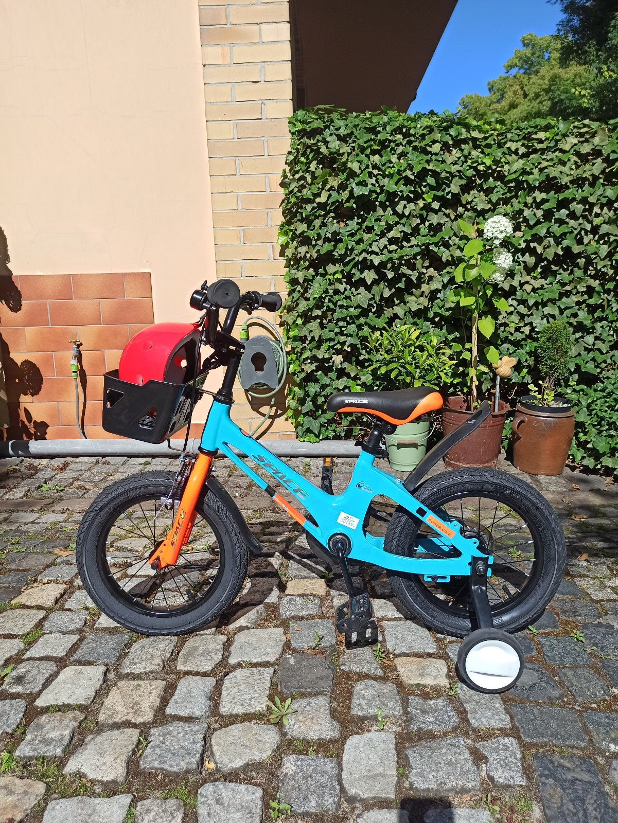 SKYS Kinderfahrrad von 3 bis 9 Jahren 14/16/18 Zoll Blau Orange