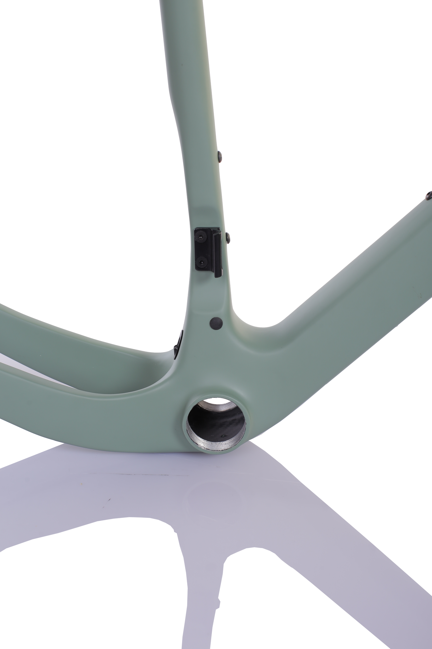RINOS Gravel Rahmenset mit Gabel Sattelstütze Lenker Carbonfaser T800 Chameleon Farbe