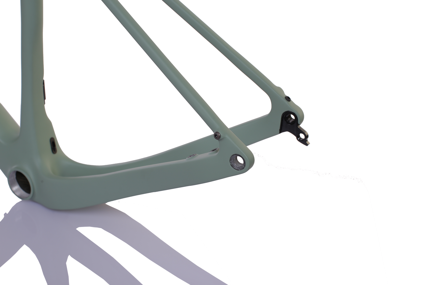 RINOS Gravel Rahmenset mit Gabel Sattelstütze Lenker Carbonfaser T800 Chameleon Farbe