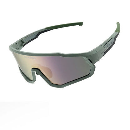 ROCKBROS Kinder Fahrrad Sonnenbrille - Polarisiert/Photochrom mit UV400 Schutz