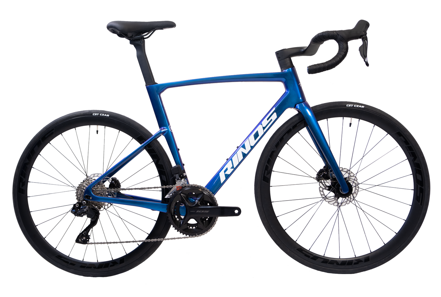 RINOS Carbon Rennrad 700C Shimano 105 Di2 R7150 24-Gang Odin 6.0