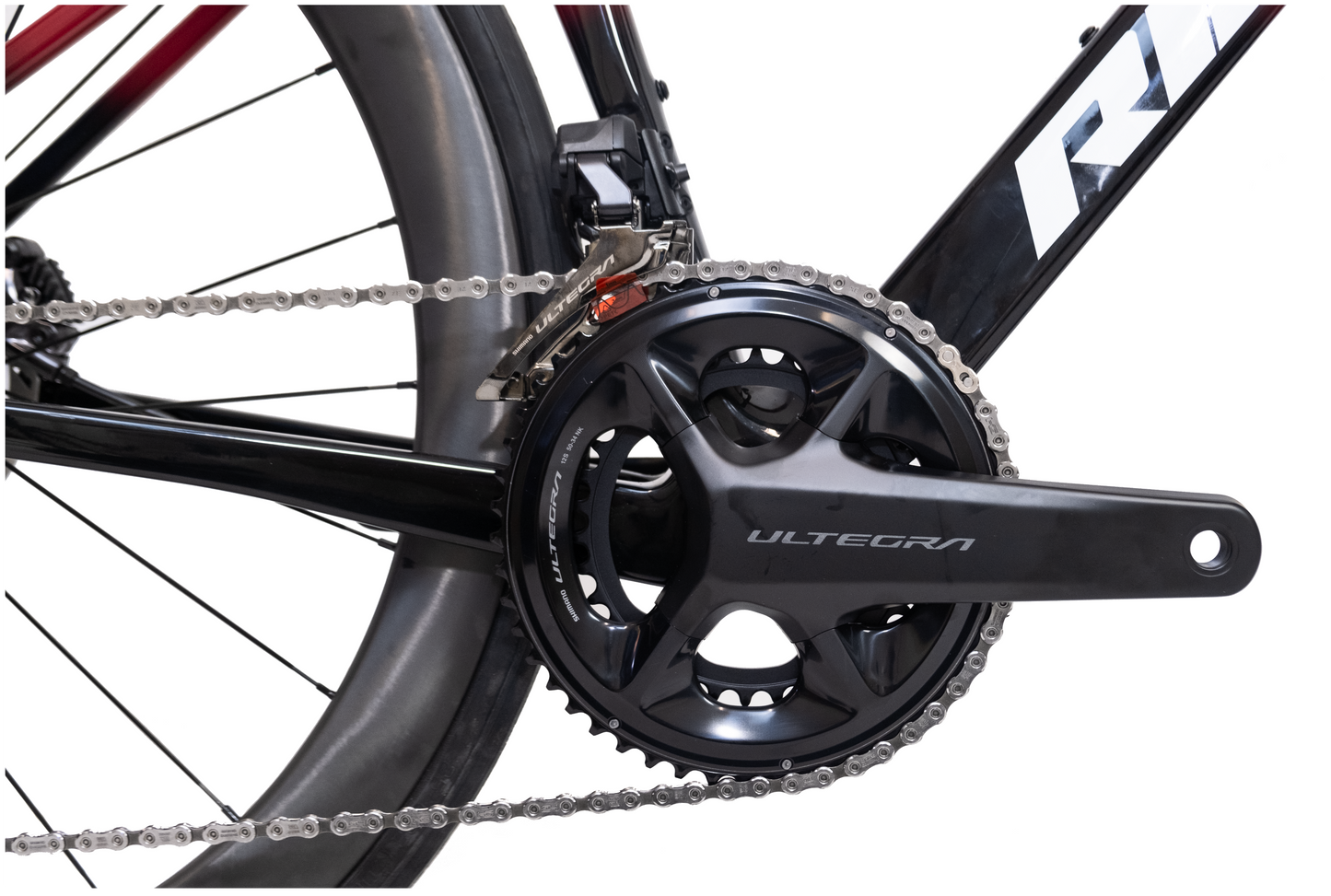 RINOS Carbon Rennrad Odin7.1 Shimano Ultegra Di2 Rot XS mit Carbonlaufrädern – 24 Gänge