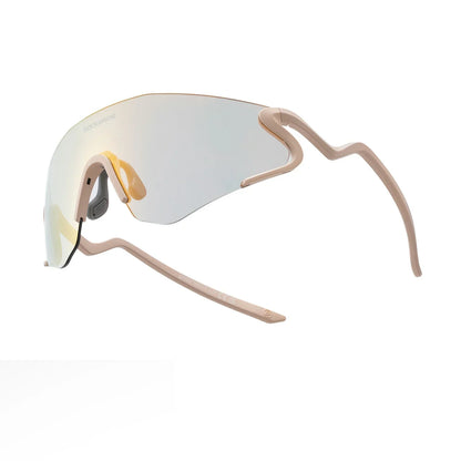 ROCKBROS Photochrome Fahrradbrille mit UV400 Schutz