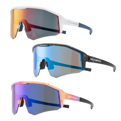 ROCKBROS Polarisierte Fahrradbrille mit Verstellbaren Bügeln
