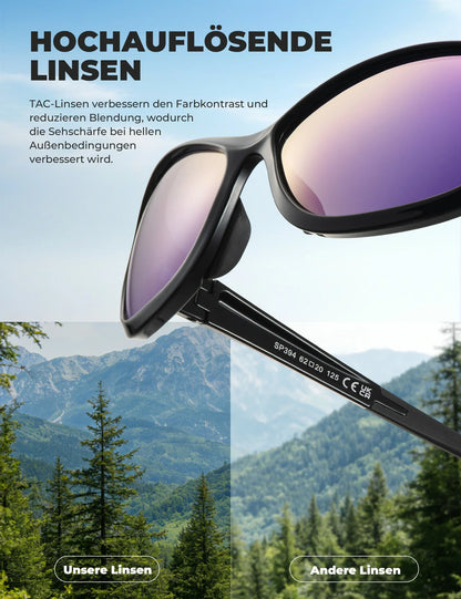 ROCKBROS Polarisierte Sportsonnenbrille SP394 Ultralight & UV400