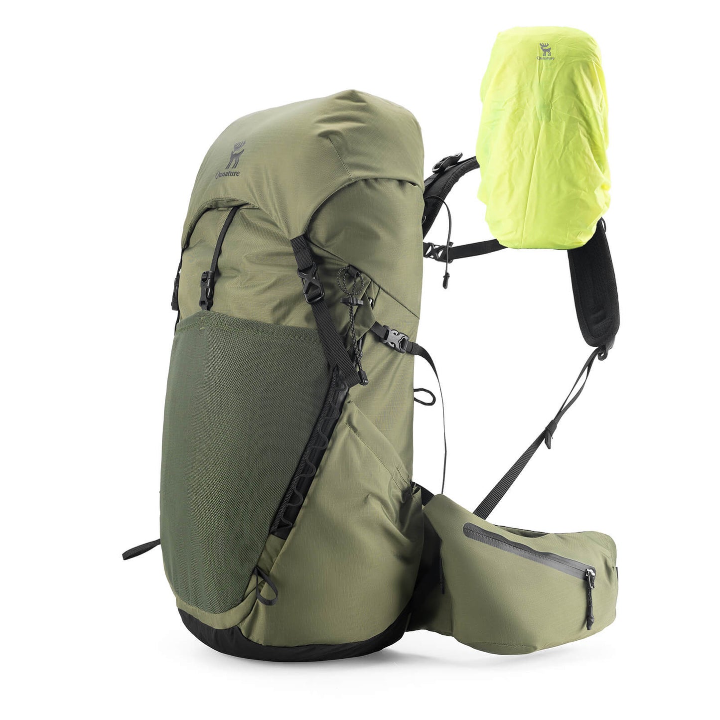25L Wanderrucksack atmungsaktiv - mit abnehmbarer Tasche & Seitenzugang Qunature