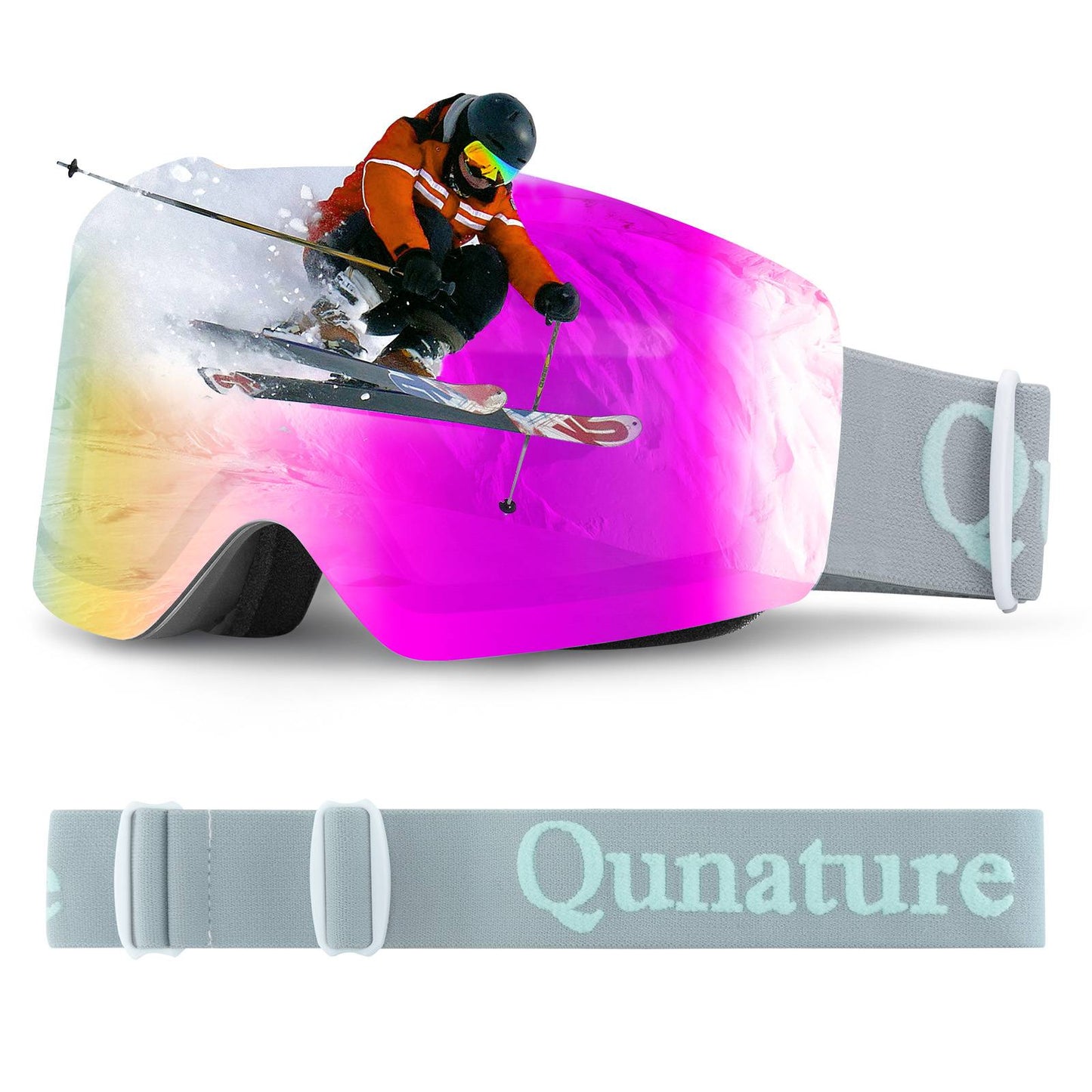 UV400 Antifog Skibrille Qunature