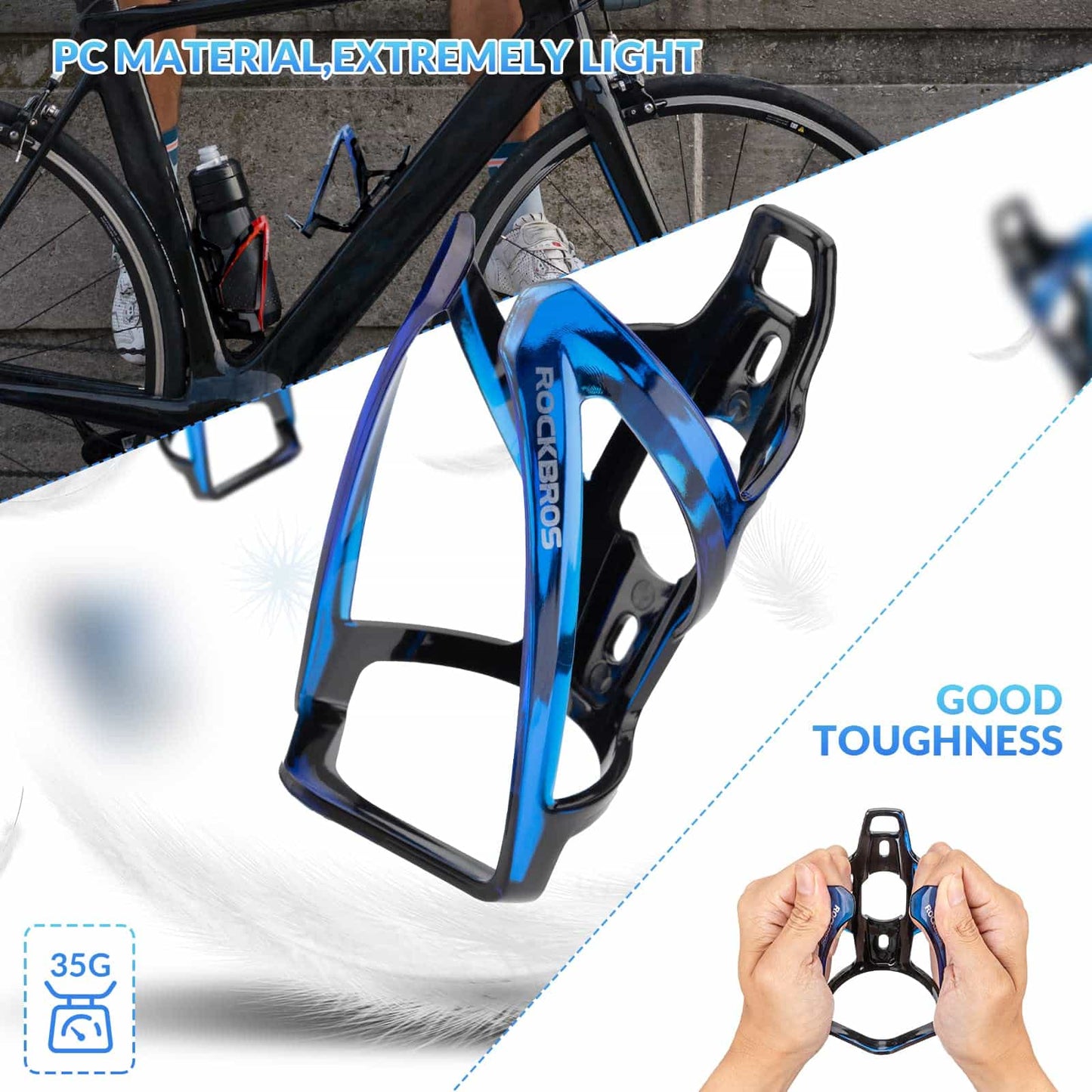 35g Leicht PC Fahrrad Flaschenhalter ROCKBROS