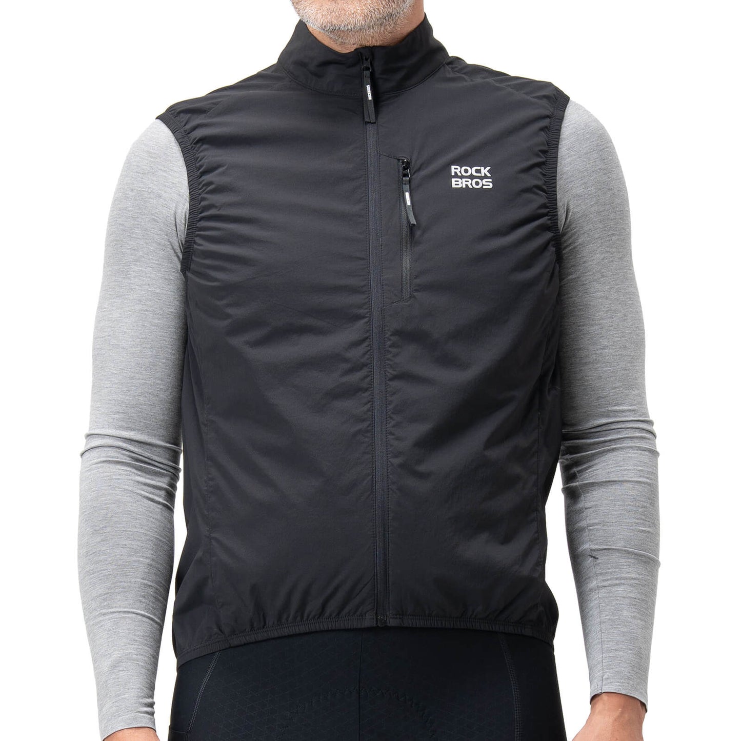 Ärmellose Fahrradweste Fahrradjacke Packbar Atmungsaktiv ROCKBROS