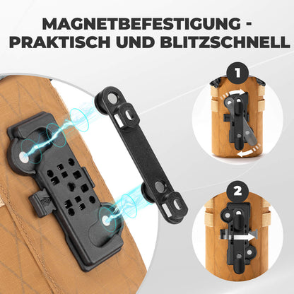 ROCKBROS Fahrrad Lenkertasche 1.2L für Trinkflaschen Ø10 cm