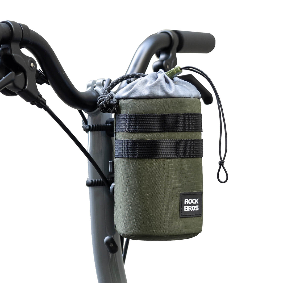 ROCKBROS Fahrrad Lenkertasche 1.2L für Trinkflaschen Ø10 cm