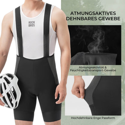 Fahrrad Trägerhose Hochfest & Atmungsaktiv mit 5 Taschen ROCKBROS