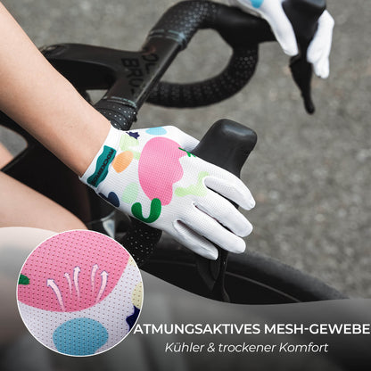 Fahrradhandschuhe SBR-Polsterung Atmungsaktiv Hochflexibel ROCKBROS