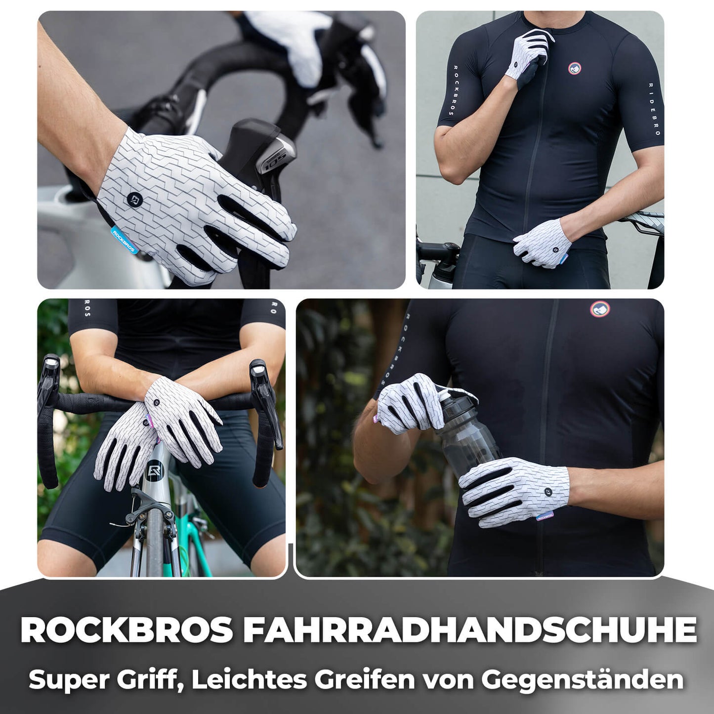 Fahrradhandschuhe mit Touchfunktion ROCKBROS