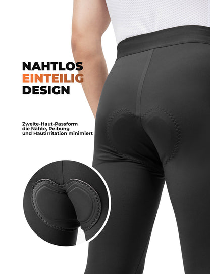 Fahrradhose Lange Radlerhose Gepolstert Atmungsaktiv Herren ROCKBROS