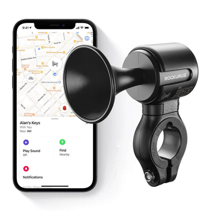 Fahrradklingel Elektrisch 120dB Ton IPX5 Wasserschutz Smartphone Tracking ROCKBROS