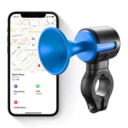 Fahrradklingel Elektrisch 120dB Ton IPX5 Wasserschutz Smartphone Tracking ROCKBROS