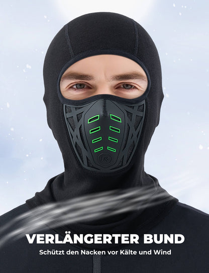 Multifunktions Balasthaube Winddicht & Staubsicher Atmungsaktiv mit Nackenschutz ROCKBROS