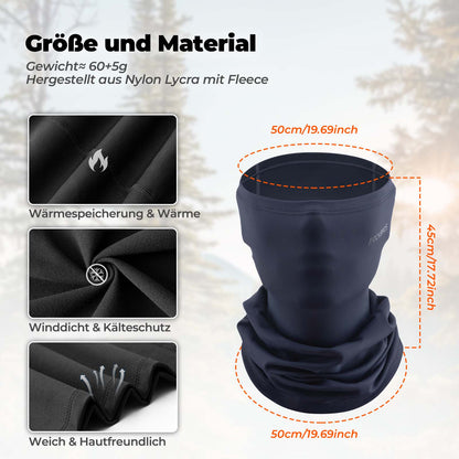 Multifunktionstuch Fleece Sturmhaube Weich Gesichtsmaske Schlauchtuch ROCKBROS