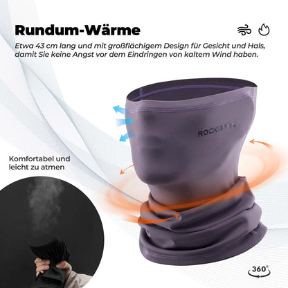 Multifunktionstuch Fleece Sturmhaube Weich Gesichtsmaske Schlauchtuch ROCKBROS