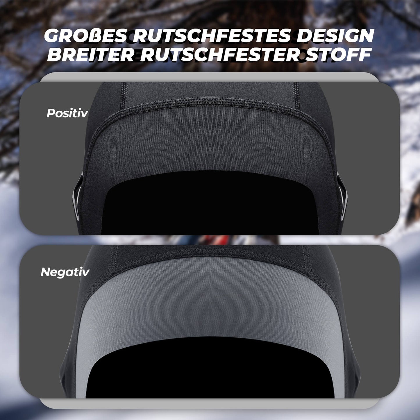 Motorrad Helmhaube Atmungsaktive Balaclava für Fahrrad & Ski Unisex ROCKBROS