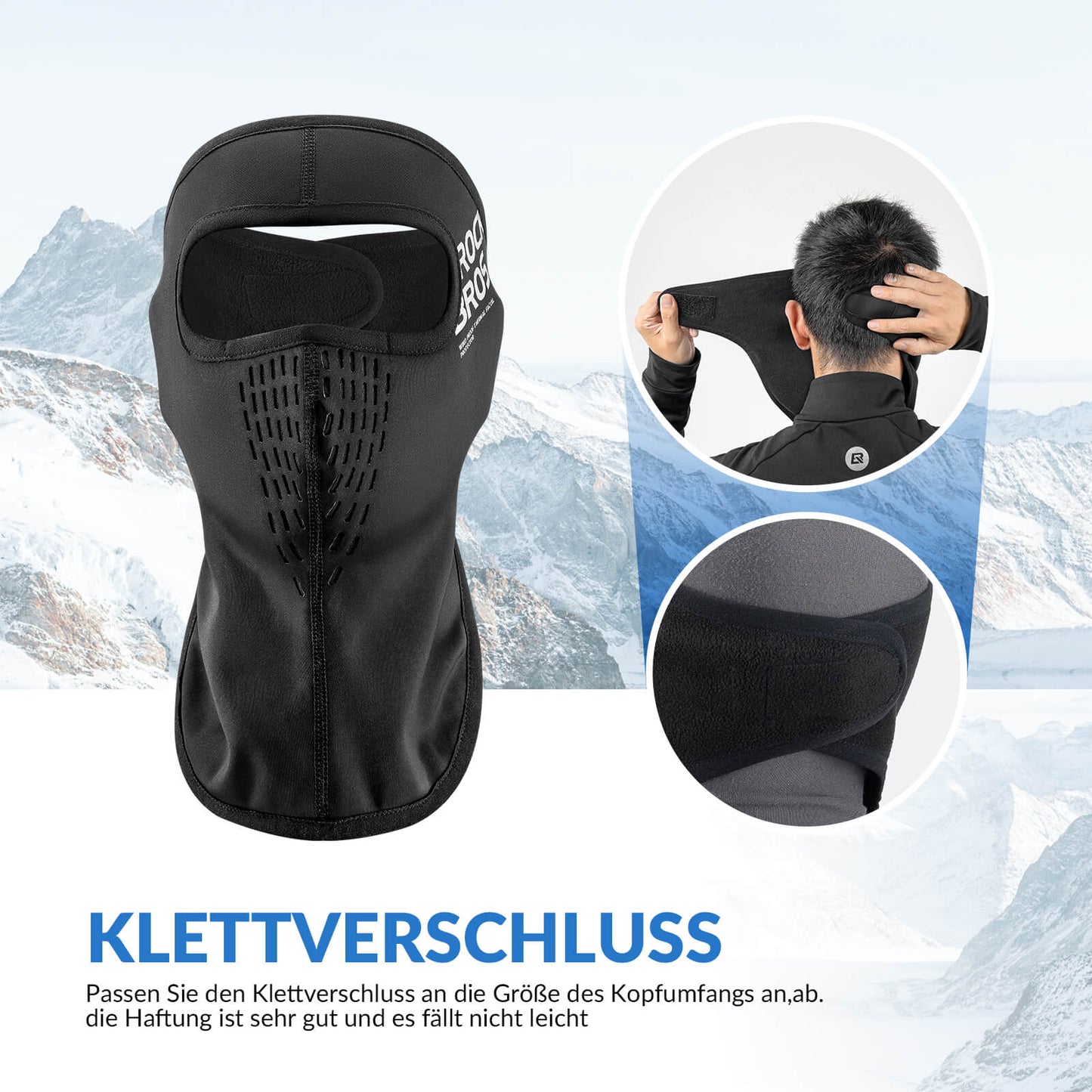 Sturmhaube Für maximalen Tragekomfort und perfekten Haarschutz ROCKBROS
