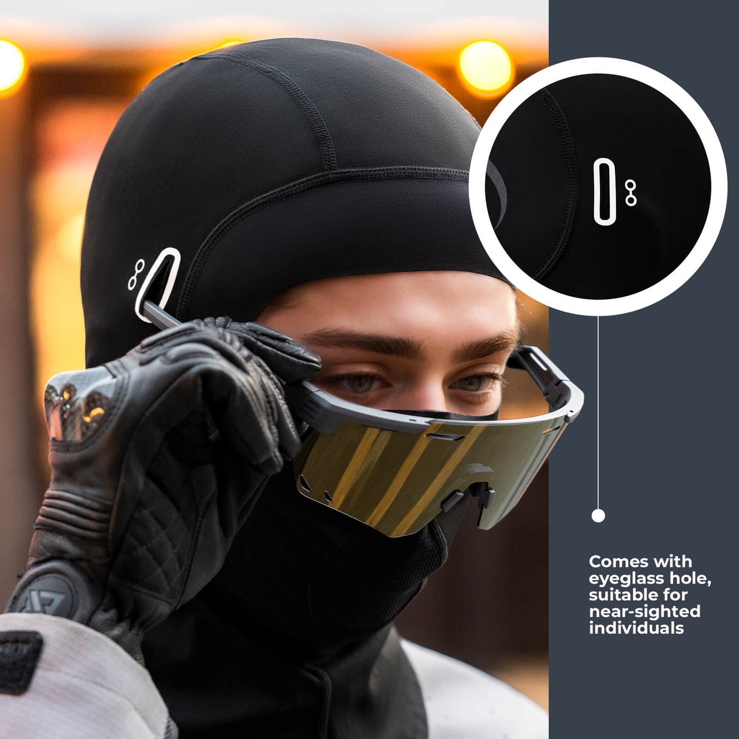 Sturmhaube Winddichte atmungsaktive Fleece-Balaclava für Outdoor-Sport Unisex ROCKBROS